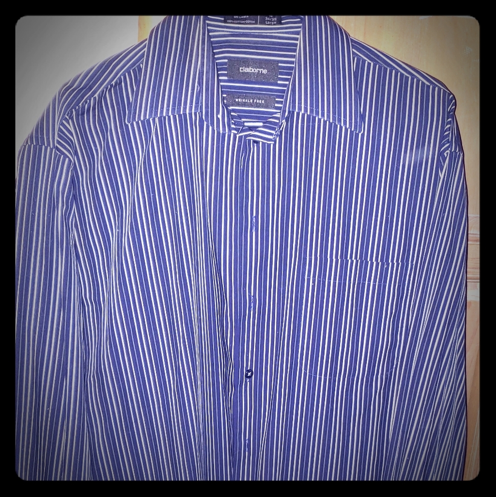 Long sleeve button down shirt work or casual